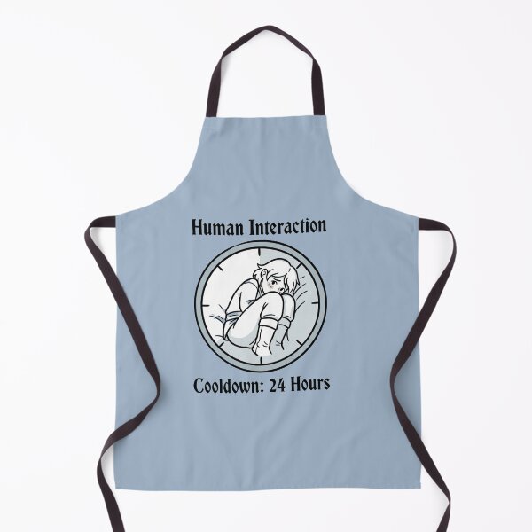 Item preview, Human Interaction Cooldown Introvert Gaming Humor designed and sold by Quiet Mode Studio.