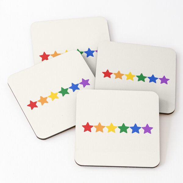 Item preview, Rainbow Unity Stars Graphic white designed and sold by stereonut.