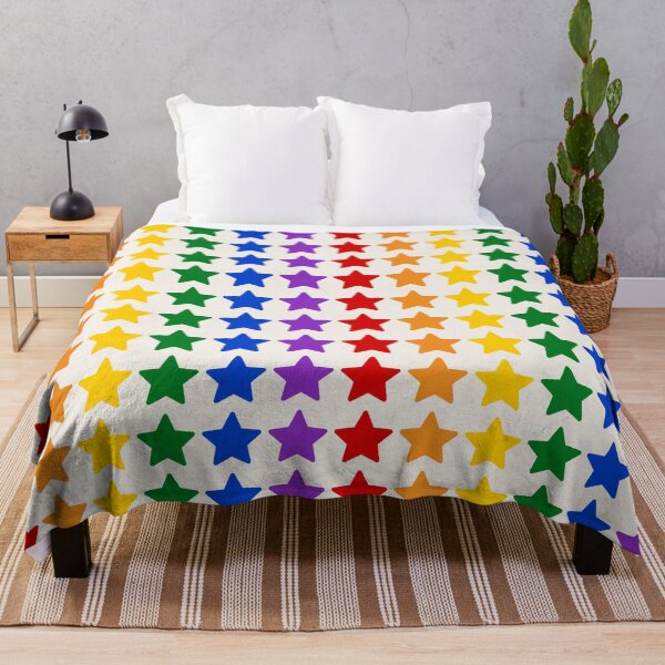 Item preview, Rainbow Unity Stars Graphic white designed and sold by stereonut.