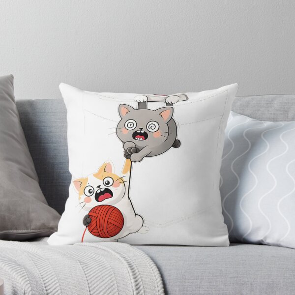 Item preview, Pocket Cats Chaos – Cute Kawaii Cats Peeking From Pocket Cartoon designed and sold by Dreamteeworks.