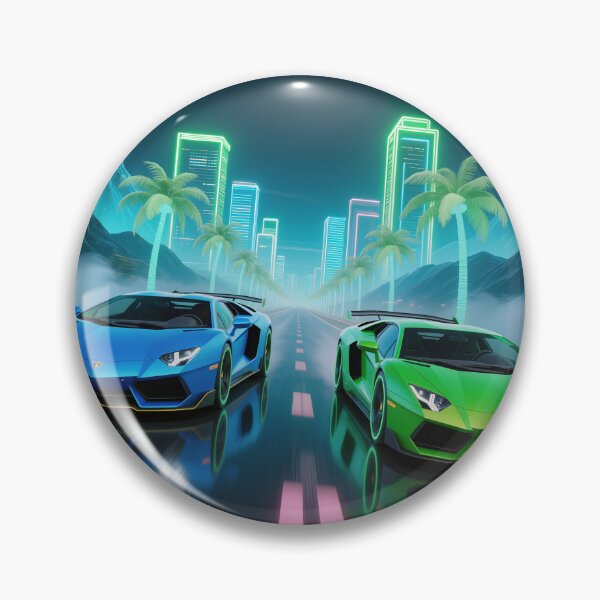Item preview, Neon Night Supercar Run designed and sold by SynthRaccoon.