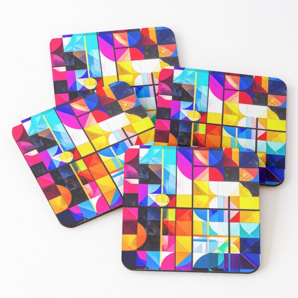 Item preview, Modern Geometric Structure – Color Block Abstract designed and sold by NizuCaCi.