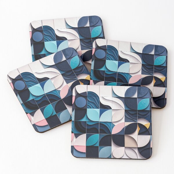 Item preview, Minimal Geometric Panels – Modern Abstract Wall Art designed and sold by NizuCaCi.