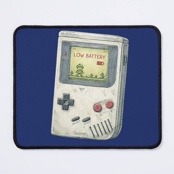 Item preview, Retro Handheld Game Console – Low Battery Sticker Illustration designed and sold by Felixuss.