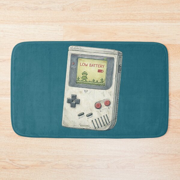 Item preview, Retro Handheld Game Console – Low Battery Sticker Illustration designed and sold by Felixuss.