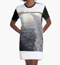 Shore, Body of water type, Coney Island Beach, #Shore, #Body, #water,  #type, #Coney, #Island, #Beach, #ConeyIsland, #ConeyIslandBeach Graphic T-Shirt Dress