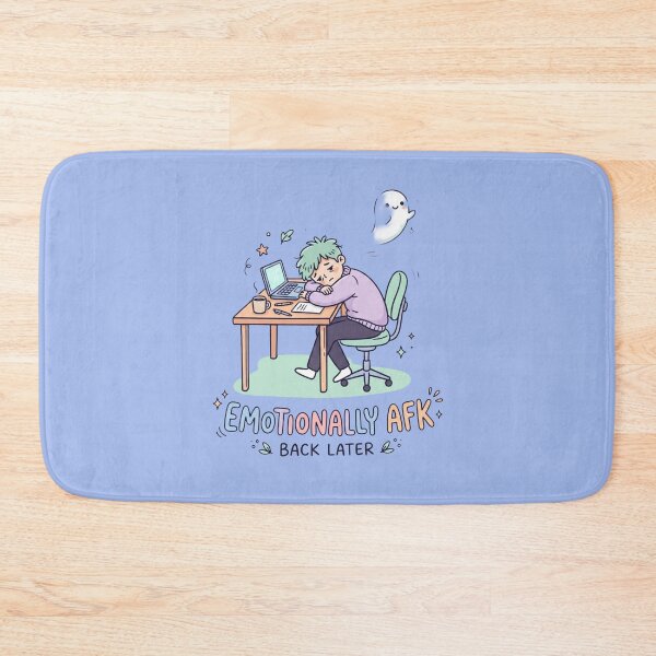 Item preview, Emotionally AFK Introvert Funny Ghost Design designed and sold by Quiet Mode Studio.