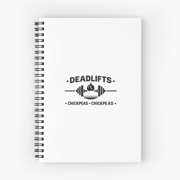 Item preview, Deadlifts & Chickpeas Vegan Fitness Design Plant Based Gym Humor designed and sold by GreenStrength Studio.