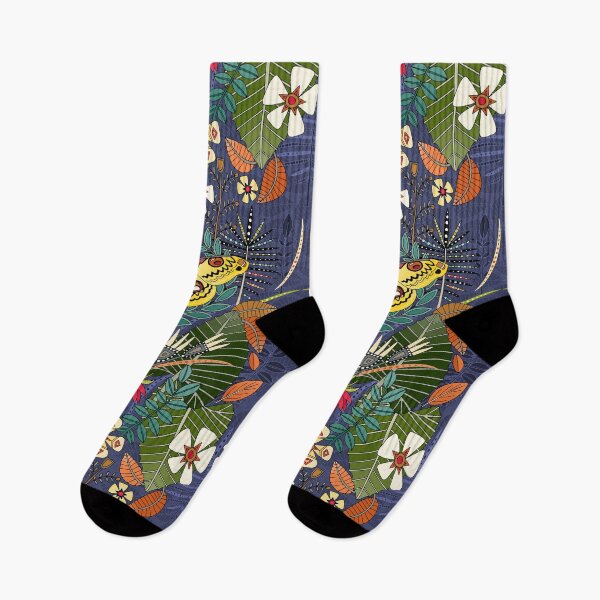 Item preview, tropical moth paradise twilight designed and sold by scrummy.