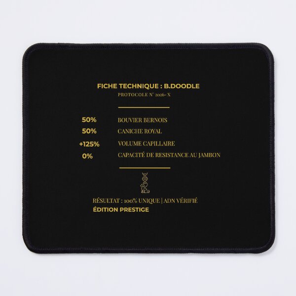 Item preview, Bernedoodle DNA: Official Technical Specifications — Gold & Black Prestige Edition designed and sold by CREATIVE HERITAGE.