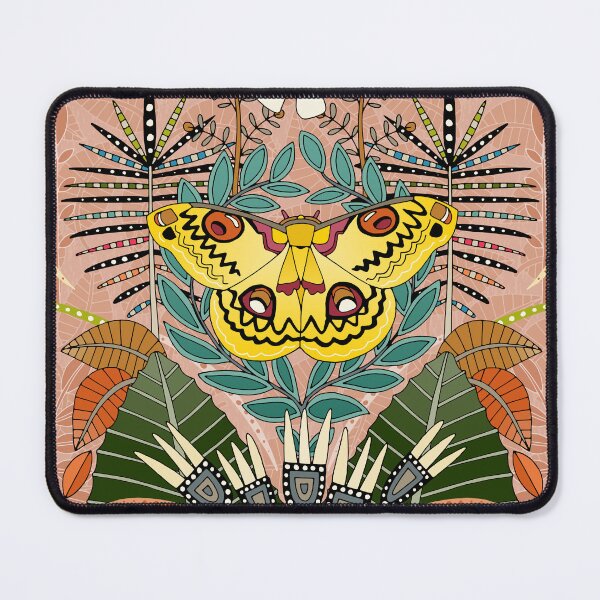 Item preview, tropical moth paradise peach designed and sold by scrummy.