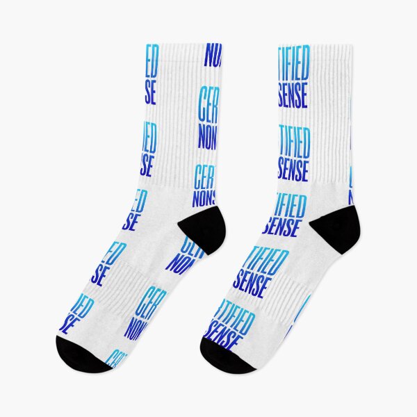 Item preview, Certified Nonsense, Blue Funny Quotes designed and sold by Memes N Lore .