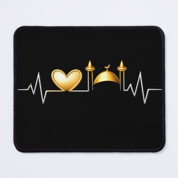 Item preview, Golden Mosque Heartbeat – Modern Islamic Minimalist Design  designed and sold by D-Islamic.