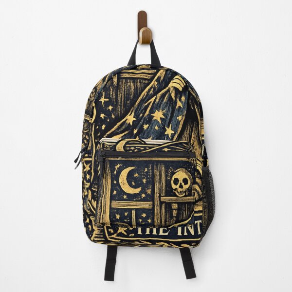 Item preview, The Introvert Funny Tarot Card Mystical Gothic Aesthetic designed and sold by Retro Mood Co.