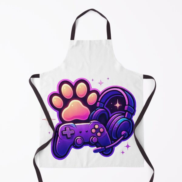 Item preview, Cute Cat Gamer Neon Controller Headset Gaming Design designed and sold by Dinaelsherkawy.