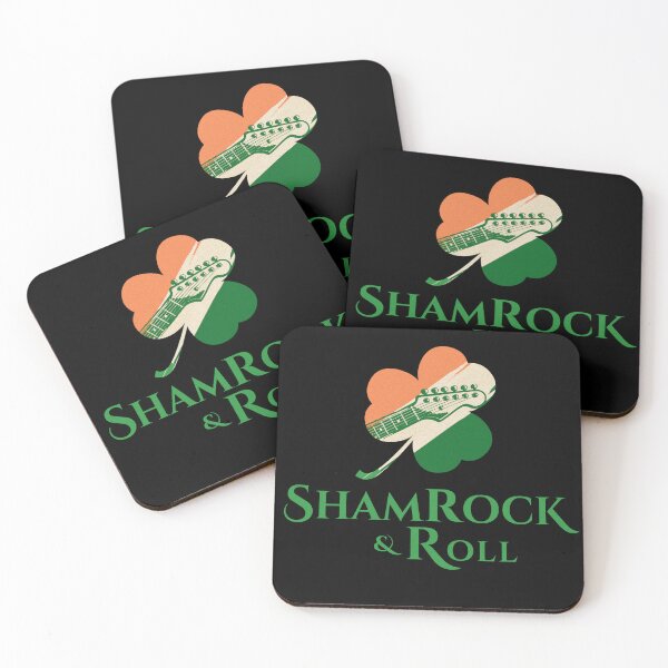 Item preview, Shamrock & Roll Guitar - St Patrick’s Day Guitarist Shirt designed and sold by Lempo Studio.