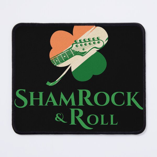 Item preview, Shamrock & Roll Guitar - St Patrick’s Day Guitarist Shirt designed and sold by Lempo Studio.