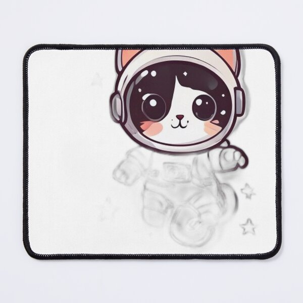 Item preview, Cute Kawaii Astronaut Cat Sticker designed and sold by PrintMadog.