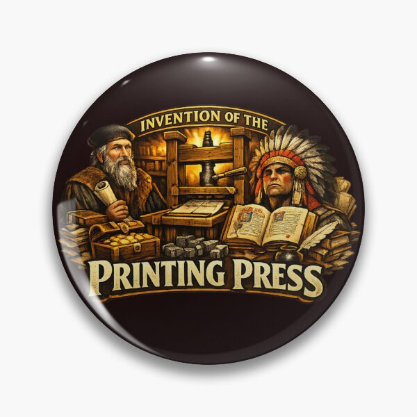 Item preview, Invention of the Printing Press designed and sold by  ViralVisionsCreating .