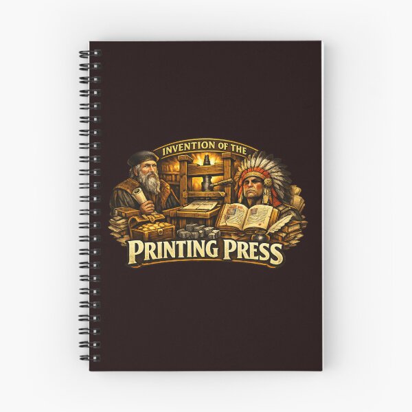 Item preview, Invention of the Printing Press designed and sold by  ViralVisionsCreating .