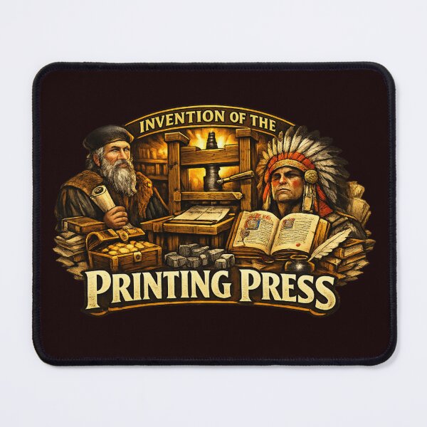 Item preview, Invention of the Printing Press designed and sold by  ViralVisionsCreating .