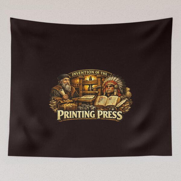 Item preview, Invention of the Printing Press designed and sold by  ViralVisionsCreating .