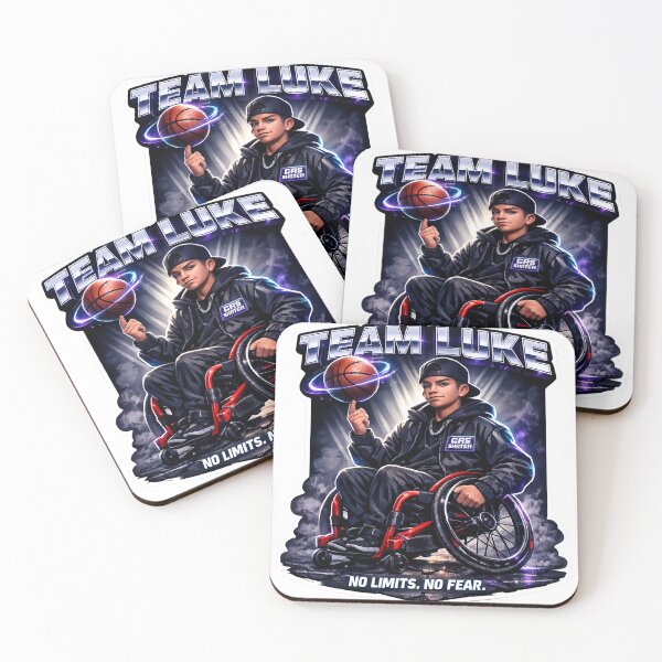 Item preview, Team Luke Wheelchair Basketball Motivational Sticker – Inspire Inclusion designed and sold by ARTCREATESHOP.