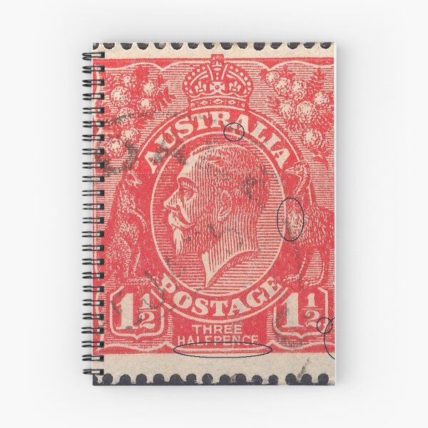 Item preview, Australian postage stamp featuring King George V designed and sold by Aqualung1971.