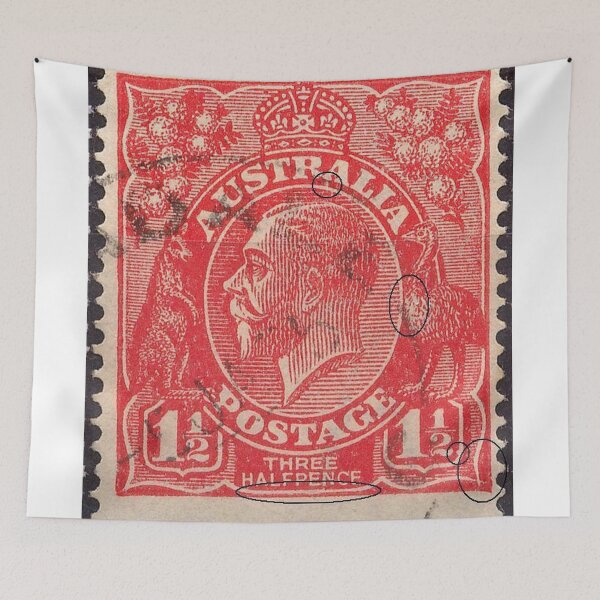Item preview, Australian postage stamp featuring King George V designed and sold by Aqualung1971.