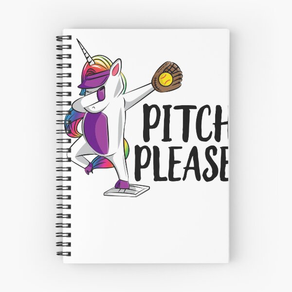 Artikelvorschau, Tupfen Einhorn Softball Mädchen Softball Tupfen Softball Geschenk Niedlicher Softball Einhorn Pitch bitte Tupfen entworfen und verkauft von Rhynowear.