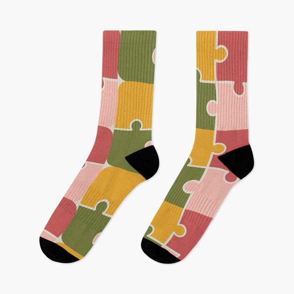 Item preview, Colorful Minimal Puzzle Pieces Design designed and sold by Tato's.