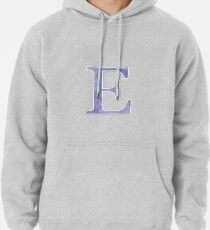 Violet Watercolor Ε Pullover Hoodie