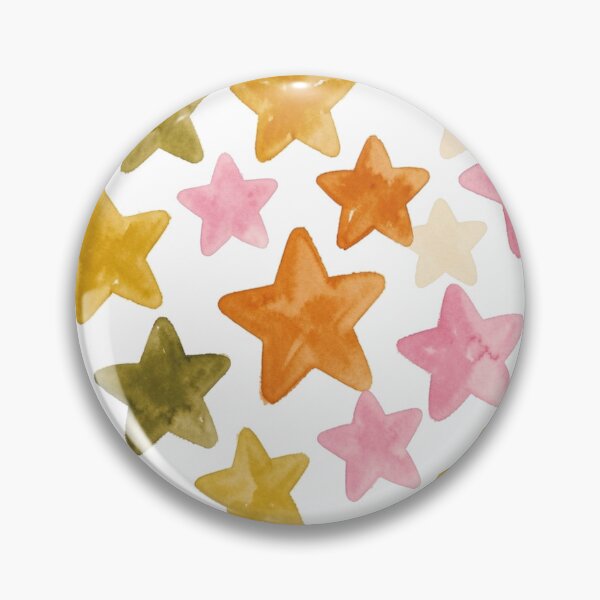 Item preview, Cute Watercolor Star Pattern designed and sold by laterkatergator.