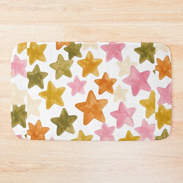 Item preview, Cute Watercolor Star Pattern designed and sold by laterkatergator.