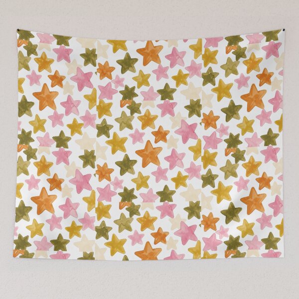 Item preview, Cute Watercolor Star Pattern designed and sold by laterkatergator.