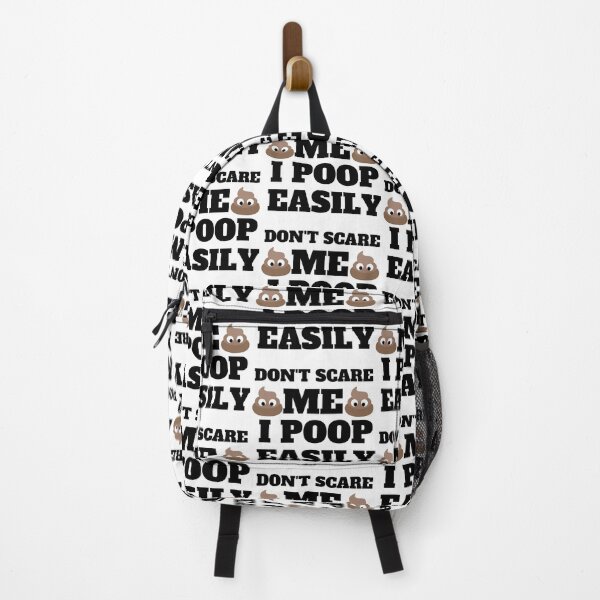 Item preview, Don't Scare Me I Poop Easily Funny Poop Humor Quote designed and sold by Moriarty's Digital Visions.