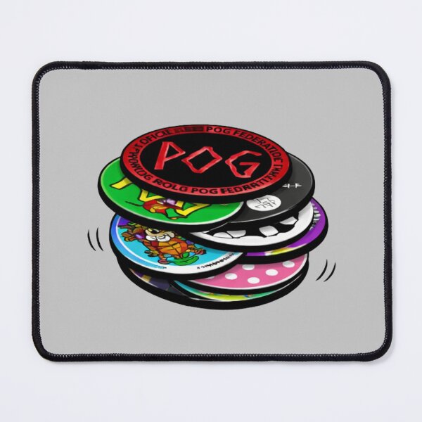 Item preview, 90s Pogs Stack Illustration | Retro Playground Toy Nostalgia designed and sold by SimplyJasper.