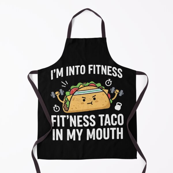 Item preview, I'm Into Fitness Fit’ness Taco In My Mouth designed and sold by FreshVibe Prints.