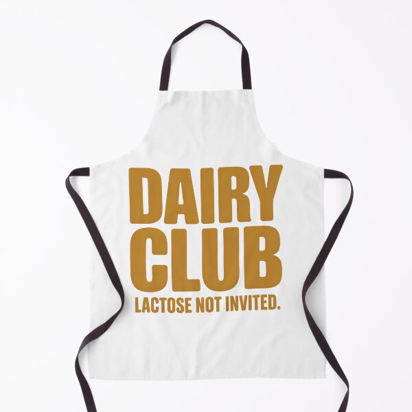 Item preview, Dairy Club Lactose Not Invited – Funny Dairy Free Humor Design for Lactose Intolerant & Milk Allergy designed and sold by gomofo1974.