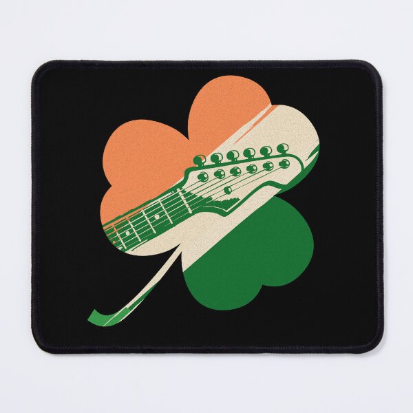 Item preview, Irish Shamrock Guitar Headstock - St Patrick’s Day Guitar Design designed and sold by Lempo Studio.