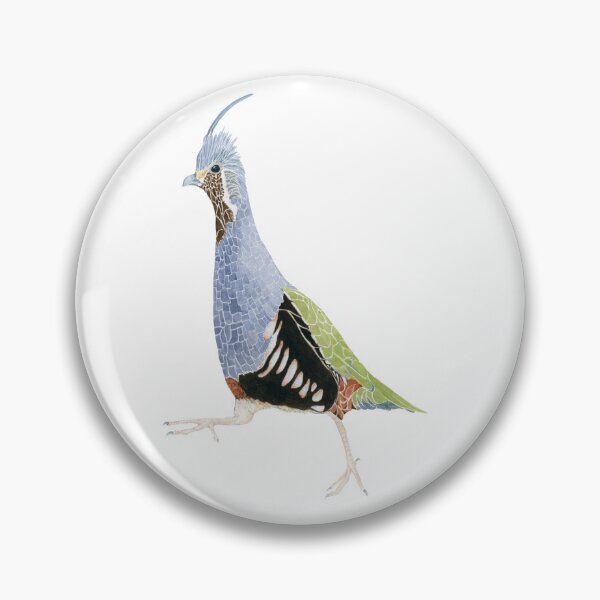 Item preview, Mountain Quail Watercolor designed and sold by Sonoran Glimmer.