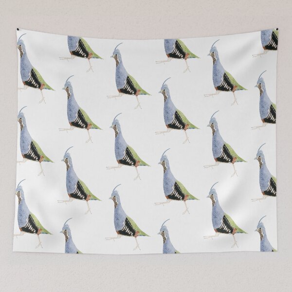 Item preview, Mountain Quail Watercolor designed and sold by Sonoran Glimmer.
