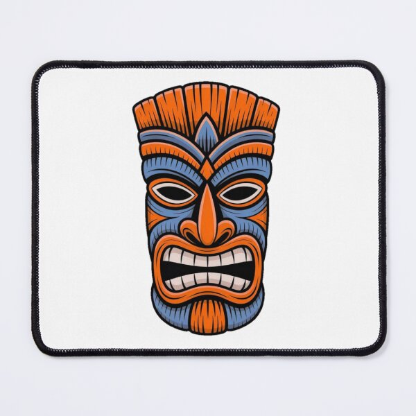 Item preview, Vintage Polynesian Tiki Mask Retro Tropical Tribal Art designed and sold by YounexxART.