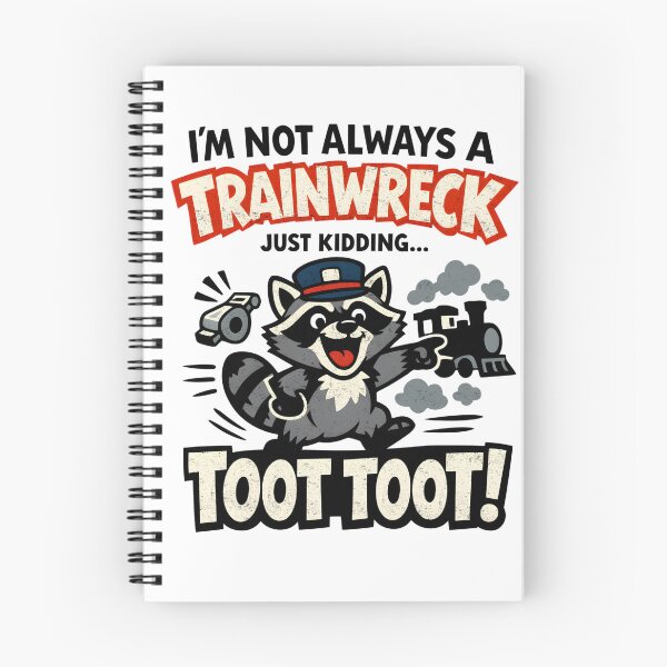 Item preview, Not Always A Trainwreck Just Kidding designed and sold by FreshVibe Prints.