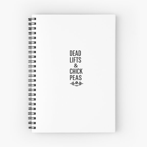 Item preview, Deadlifts & Chickpeas Vegan Fitness Design Plant Based Gym Humor designed and sold by GreenStrength Studio.