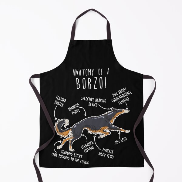 Item preview, Tri Color Borzoi Dog Anatomy designed and sold by Clara Hollins.