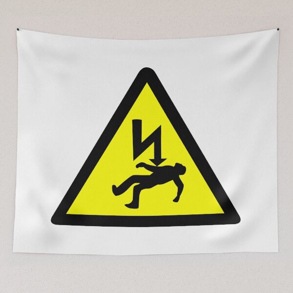 Item preview, Danger of electric shock Symbol. designed and sold by sweetsixty.
