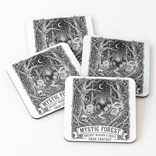 Item preview, Mystic Forest Ancient Wisdom Dark Fantasy  designed and sold by graphixpolash.