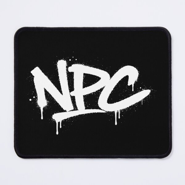 Item preview, NPC Graffiti Spray Paint Street Art Typography designed and sold by lalunadraw1.