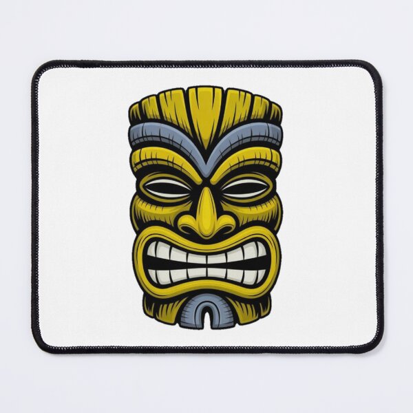 Item preview, Retro Hawaiian Tiki Mask Vintage Tribal Island Design designed and sold by YounexxART.